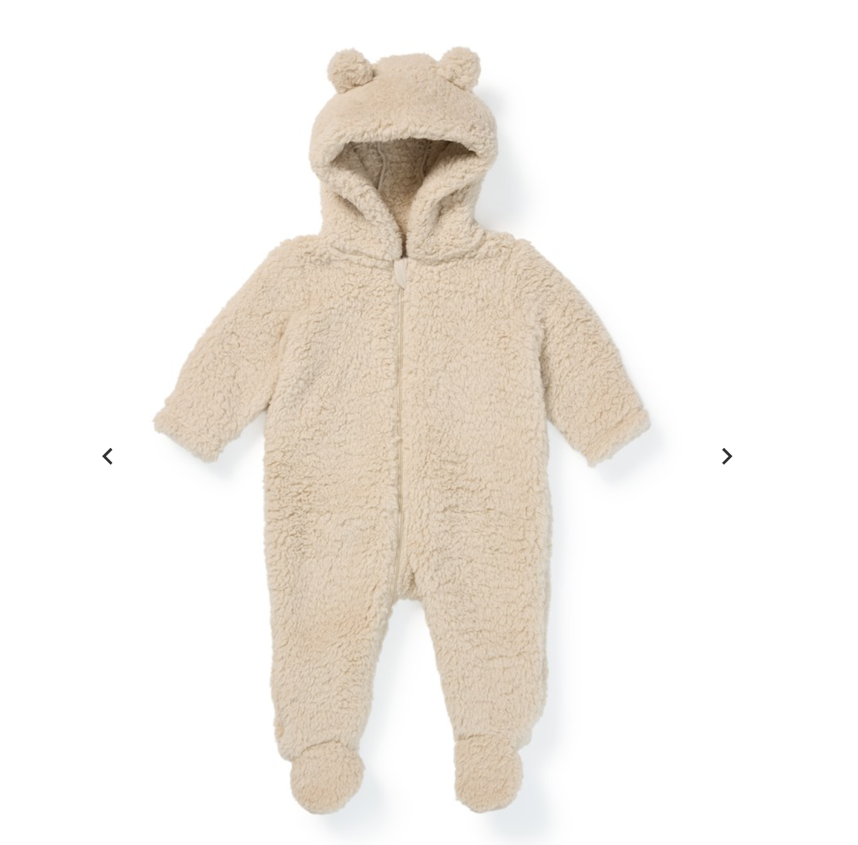 Dymples Baby Teddy Fleece Coverall - French Oak